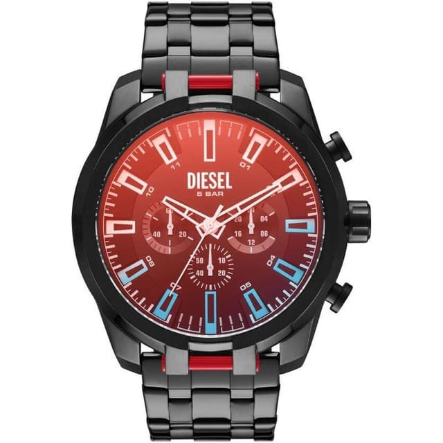 Diesel DZ4589 Split Chronograph Black-Tone Stainless Steel…
