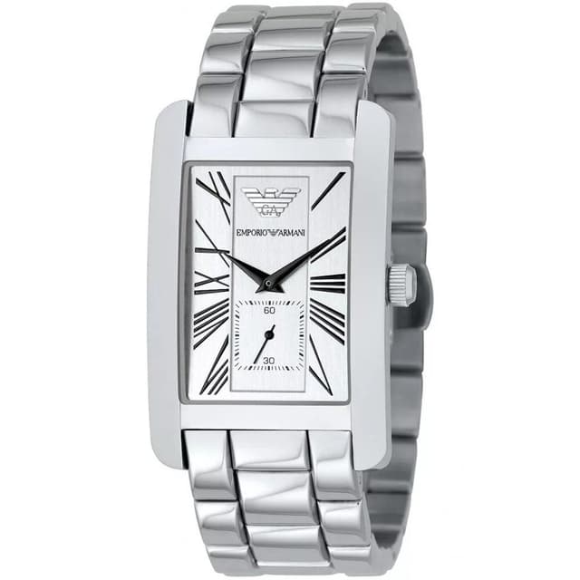 Emporio Armani AR0145 Classic White Dial Men's Watch