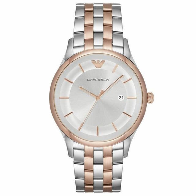 Emporio Armani AR11044 Lambda Silver Dial Men's Watch