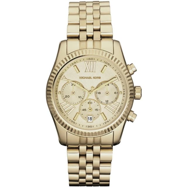 Michael Kors MK5556 Lexington Chronograph Champagne Dial Gold…