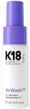 K18 AirWash Travel Non Aerosol Dry Shampoo Spray - Odor…