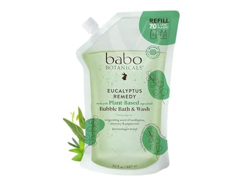 BABO Botanicals Eucalyptus Remedy 2-in-1 Bubble Bath & Wash…