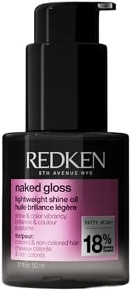 Redken Naked Gloss Shine Hair Oil – For Color-Trea…, 1.6 Fl Oz