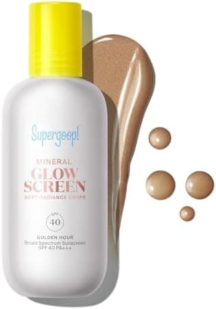 Supergoop! Mineral Glowscreen Face Sunscreen SPF 40 - Golden…