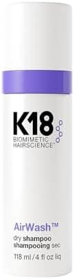 K18 AirWash Non Aerosol Dry Shampoo Spray - Odor Eliminating…
