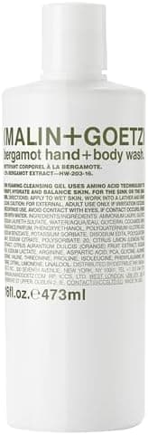 MALIN+GOETZ Bergamot Hand + Body Wash, Foaming Gel Cleanser