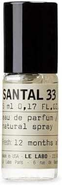 Le Labo Santal 33 Eau de Parfum Spray 0.17 fl oz / 5 ml…