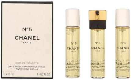 Chanel - No.5 Eau De Toilette Purse Spray Refills 3x20ml/0.7oz