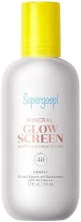 Supergoop! Glowscreen Soft-Radiance Drops Mineral SPF 40-1.7…