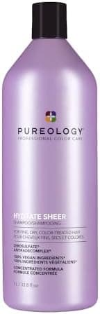 Pureology Hydrate Sheer Shampoo – For Fine Hair, 33.8 fl oz