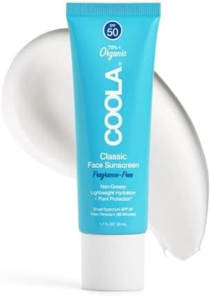 COOLA Organic Face Sunscreen SPF 50 Sunblock Lotion