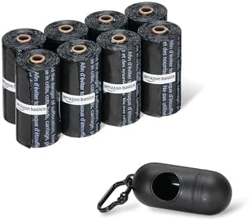Amazon Basics Dog Poop Bags, 120 Count