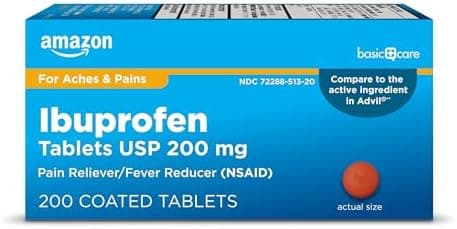 Amazon Basic Care Ibuprofen Tablets