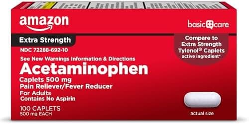 Amazon Basic Care Extra Strength Pain Relief