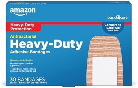 Amazon Basic Care Heavy Fabric Adhesive Band…, Strong Adhesion