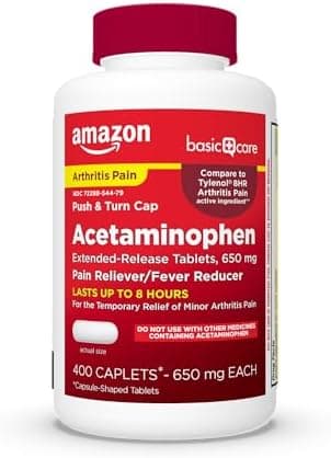 Amazon Basic Care Acetaminophen Extended-Release Tablets