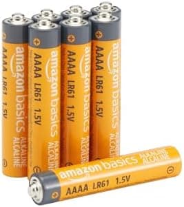 Amazon Basics 8-Pack AAAA Reliable Alkaline Batteri…, 1.5 Volt