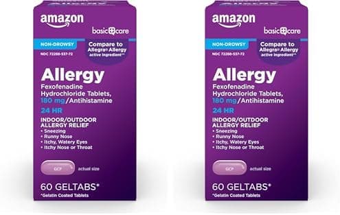 Amazon Basic Care All Day Indoor and Outdoor Allergy Relief
