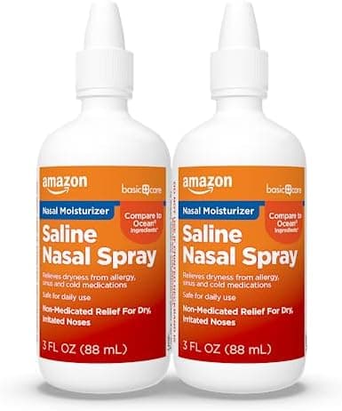Amazon Basic Care Premium Saline Nasal Moisturizing Spray