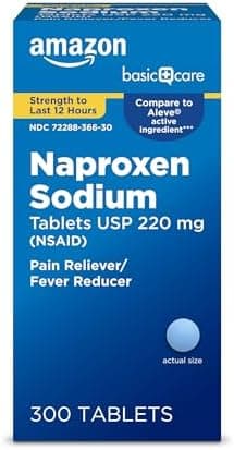Amazon Basic Care Naproxen Sodium Tablets 220 mg