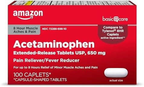 Amazon Basic Care Acetaminophen Extended-Release Tablets