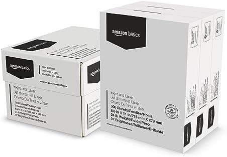 Amazon Basics Multipurpose Copy Printer Paper, 8.5 x 11 Inches
