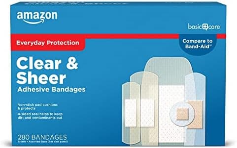 Amazon Basic Care Sheer and Clear Adhesive B… — Assorted Sizes