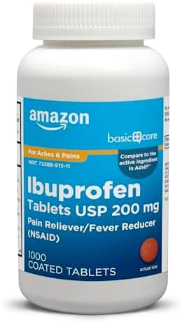 Amazon Basic Care Ibuprofen Tablets