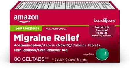 Amazon Basic Care Migraine Relief Geltabs