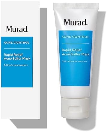 Murad Rapid Relief Acne Sulfur Mask – Clay Mask with Salicylic…
