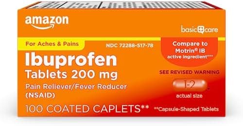 Amazon Basic Care Ibuprofen Tablets