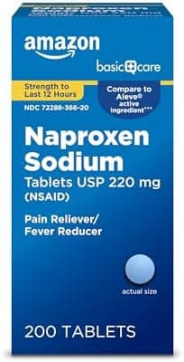 Amazon Basic Care Naproxen Sodium Tablets 220 mg