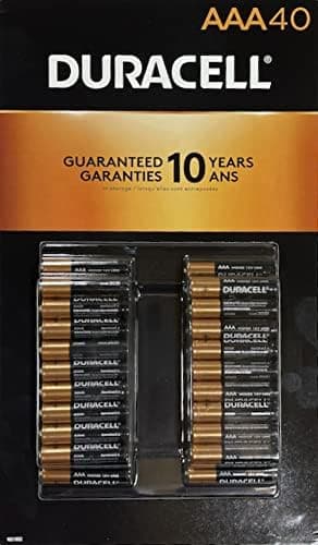 Duracell CopperTop AAA Alkaline Batteries, 1.5 Volt