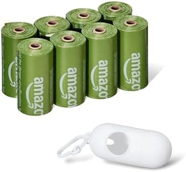 Amazon Basics Dog Poop Bags, 120 Count