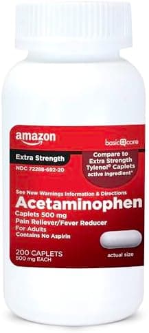 Amazon Basic Care Extra Strength Pain Relief