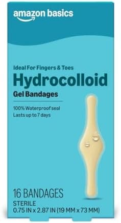 Amazon Basics Hydrocolloid Gel Banda…, Fingers & Toes 16 Count