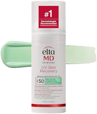 EltaMD UV Skin Recovery Green Tinted 100% Mineral Sun…, SPF 50