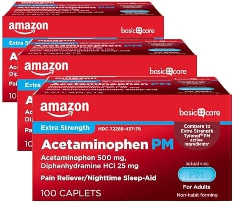 Amazon Basic Care Acetaminophen PM