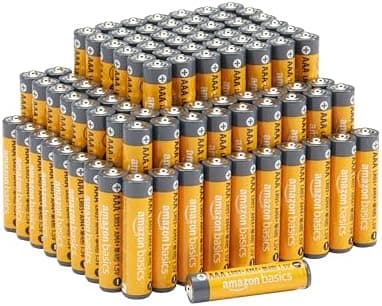 Amazon Basics AAA Long-Lasting Alkaline Batteries, 100-Count