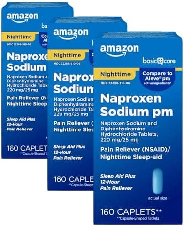 Amazon Basic Care All Night Pain Relief PM