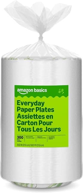 Amazon Basics Everyday Paper Plates