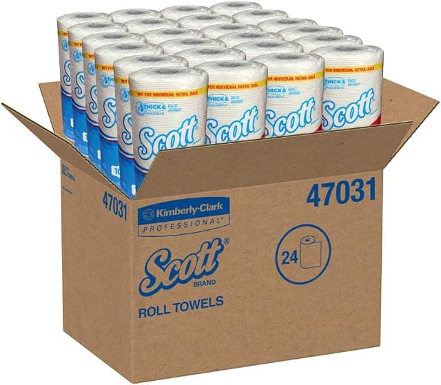 Scott® Choose-A-Sheet® 1-Ply Paper Towels, 102 Sheets Per Roll