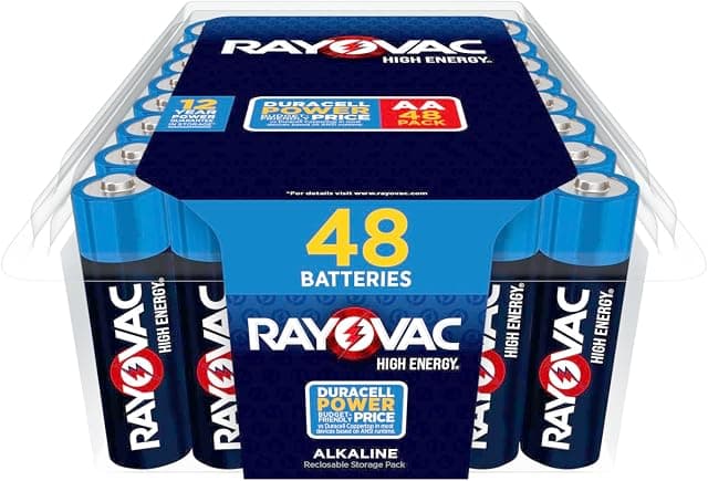 Rayovac High Energy AA Batteries (48 Pack)
