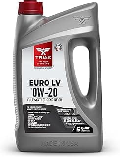 TRIAX Euro LV 0W-20 Full Synthetic European Car Engine Oil…