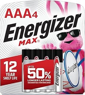 Energizer MAX AAA Batteries (4 Pack)