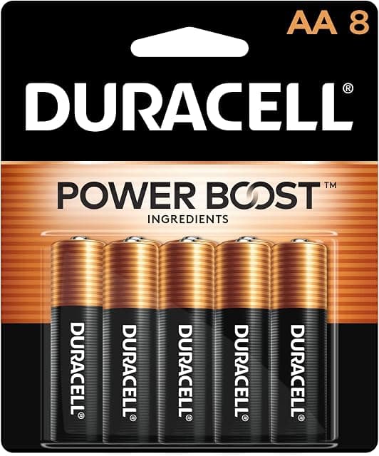Duracell Coppertop Double AA Batteries with Power Boost…