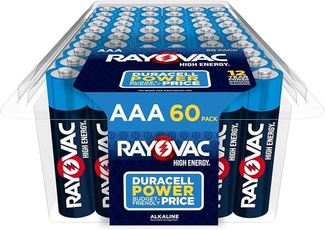 Rayovac High Energy AAA Batteries (60 Pack)