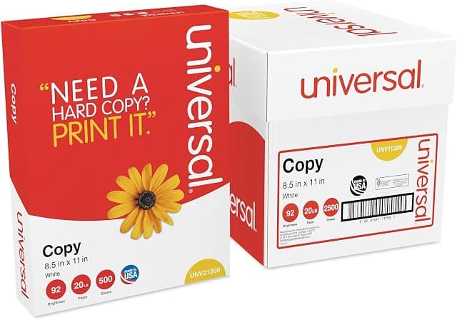 Universal 11289 Copy Paper Convenience Carton, 92 Brightness