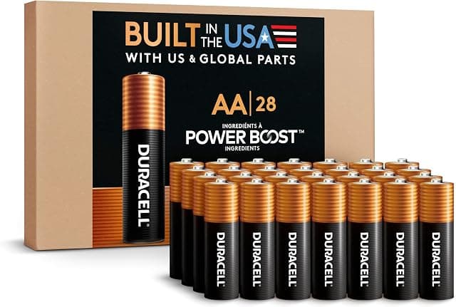 Duracell Coppertop AA Alkaline Batteries with POWER BOOST…