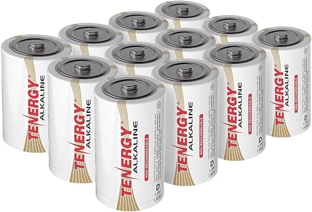 Tenergy 1.5V D Alkaline LR20 Battery